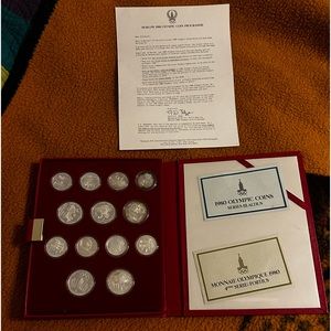 1980 Olympic coin set mint condition $1172 or best offer